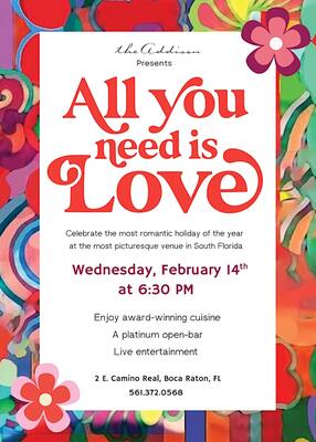 All You Need is Love - Valentines Event